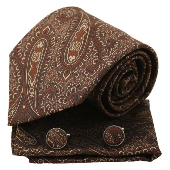 Mens Silk Necktie Set Hallowmas